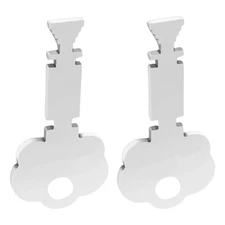 2pcs Fire Alarm Key 25460 Metal Lightweight Tool for Fire and Rescue Use