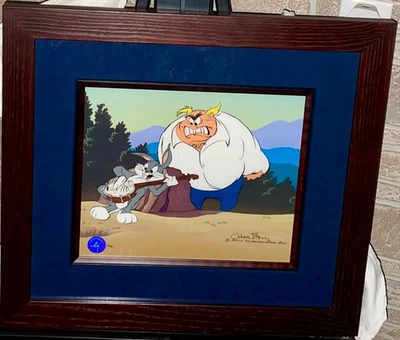 Bugs Bunny Cel High Strung Signed Chuck Jones Rare Warner Bros Edition COA - Image 1 of 4