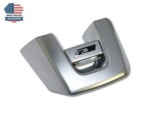 Vw R Line Aluminum Steering Wheel Clip Emblem Steering Wheel Genuine 1k8419685bp