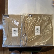 2 Pair Of Childrens Place boys size 18 Husky Khaki Pants-New With Tags