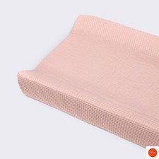 Muslin Waffle Changing Pad Cover - Pink - Cloud Island