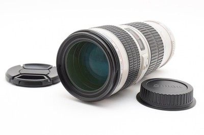 [OPT MINT] Canon EF 70-200mm f/4 L USM Telephoto Zoom AF Lens w/ Hood From JAPAN