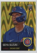 2022 Chrome Platinum Anniversary Yellow RayWave Refractor /250 Seiya Suzuki 2qw
