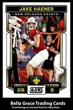 2023 Panini Score Jake Haener #309 New Orleans Saints Rookie RC Football