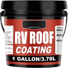 RV Roof Coating, Easy-to-Apply Solar Reflective Sealant, 1 Gallon White 