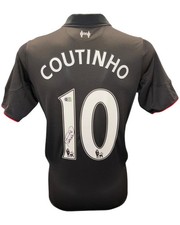 PHILIPPE COUTINHO SIGNED 2015/16 LIVERPOOL FC THIRD SHIRT (ACG CERT AG17438)