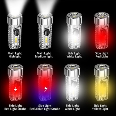 Mini Multi-function High Brightness Keychain Flashlight Outdoor And Home-us LABF