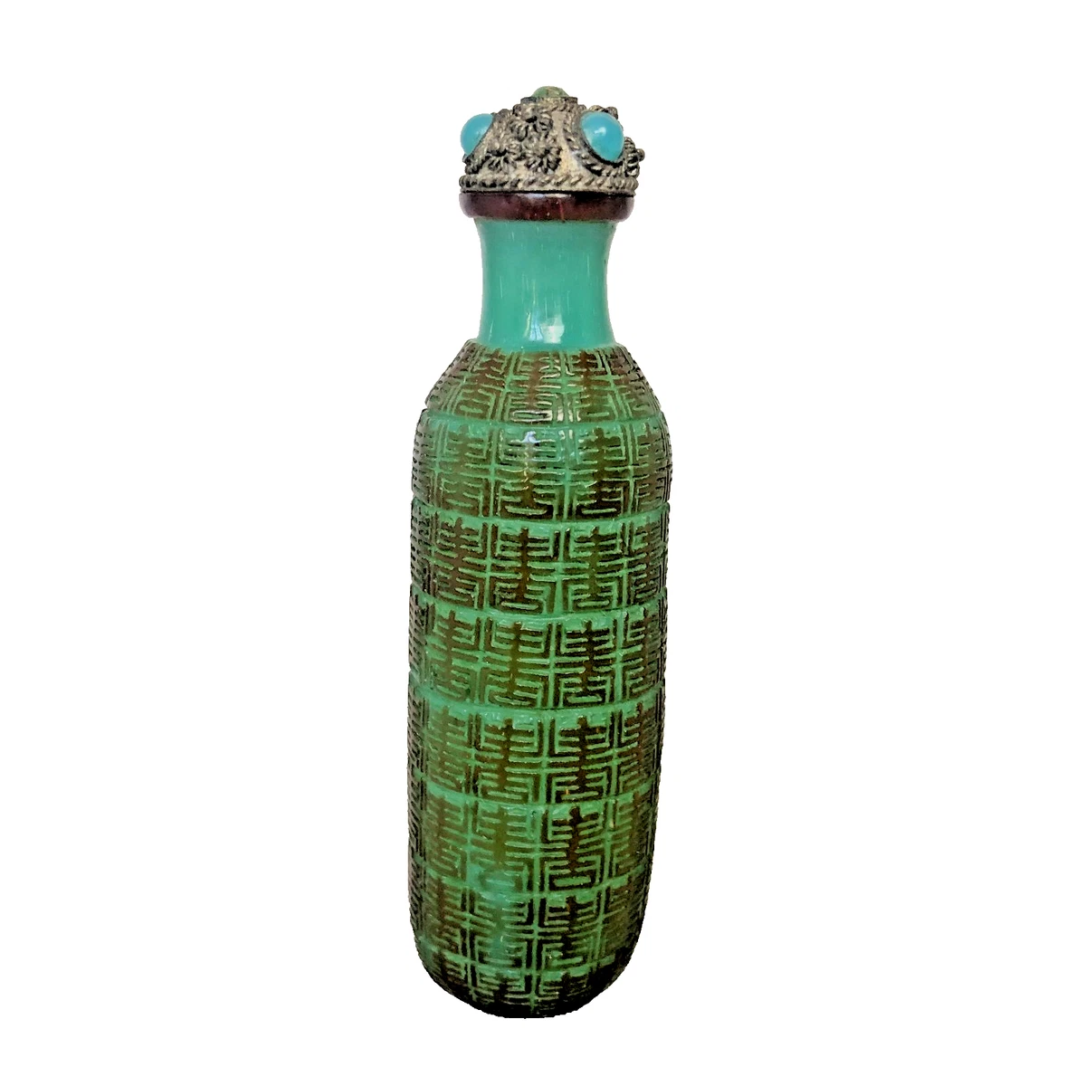 Glass Primary Post - 1940 Antique Chinese Snuff Bottles for sale