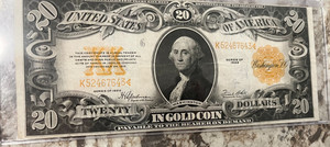 1922 $20 Gold Certificate FR 1187- high grade!!