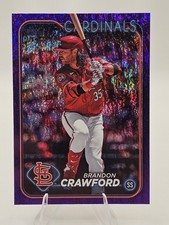 2024 Topps Update Series - Brandon Crawford #US31 Purple Holo Foilboard /799