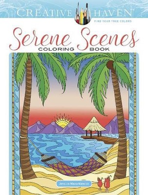 Creative Haven Serene Scenes Coloring Book by Jessica Mazurkiewicz (English) Pap