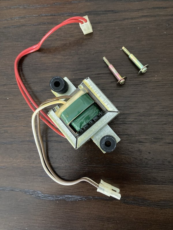 Pioneer PL-660 Turntable Parts - Transformer with Connectors & Mounting Screws