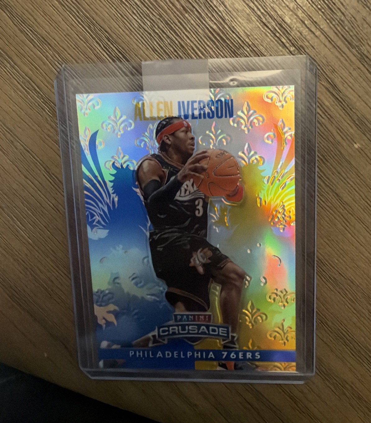 2013-14 Panini Crusade Crusade Blue Allen Iverson #102 HOF 4l0