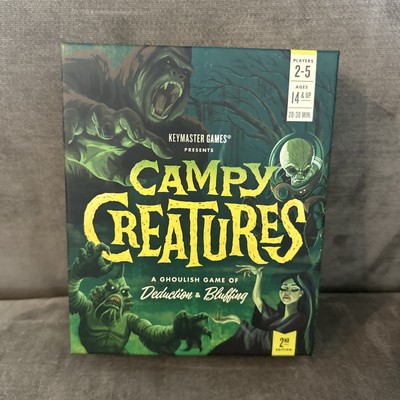 CAMPY CREATURES 2nd Edition 2018 Keymaster Games *100% Complete*