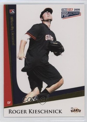 2009 TRISTAR PROjections Gold 6/25 Roger Kieschnick #84 0b0