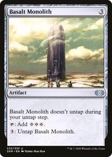 Basalt Monolith Double Masters Magic The Gathering MTG Card