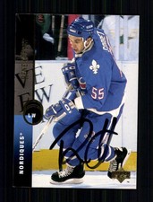 Rene Corbet NHL USA Upper Deck Traiding Card Original Sign. + A 249696