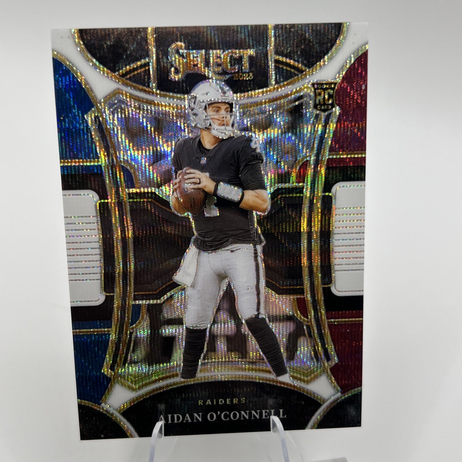 2023 Panini Select Suite Level Tri-Color Prizm 144 /149 Aidan O'Connell #450