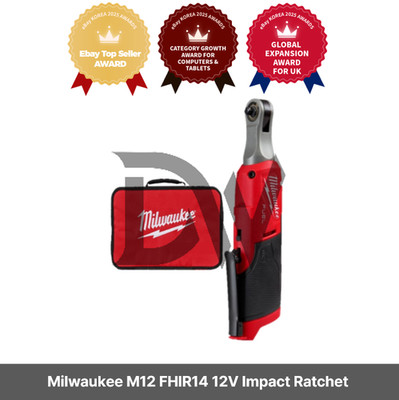 Milwaukee M12 FHIR14 12V FUEL High Speed 1/4 Schlagschrauber-Ratsche/nur Werk...