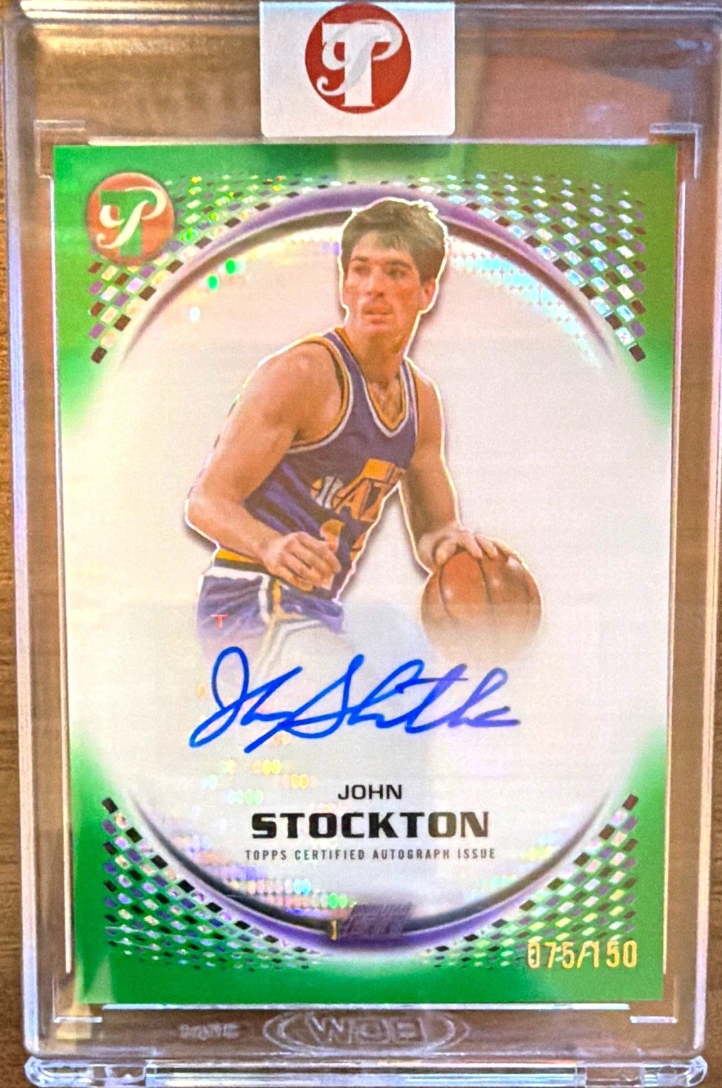 Topps 2026 Pristine John Stockton Pristine Autographs PA-JS Auto 75/150 Jazz