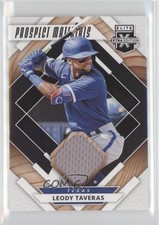 2020 Panini Elite Extra Edition Prospect Materials Black Leody Taveras 2u3
