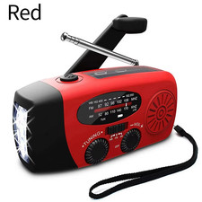 Weather Radio Emergency Multifunctional Radio FM AM WB Hand Crank Solar USB Char