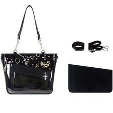 Cute Ita Bag for Pin Display, Japanese Kawaii Anime with Insert Shoulder Bags...