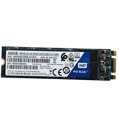 500GB WD Blue SSD SATA M.2 2280 Solid State Drive - WDS500G2B0B-00YS70