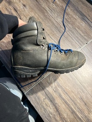 Montrail Hiking Boots Men 13 Black Leather Vibram Sole Outdoor Trekking