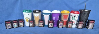 STARBUCKS STRANGER THINGS 7 CUPS 10 BEARISTA STOPPERS Complete LATIN RELEASE