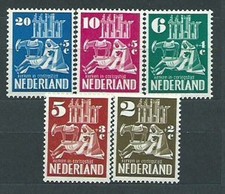 Holland - Mail 1950 Yvert 542/6 ** Mnh
