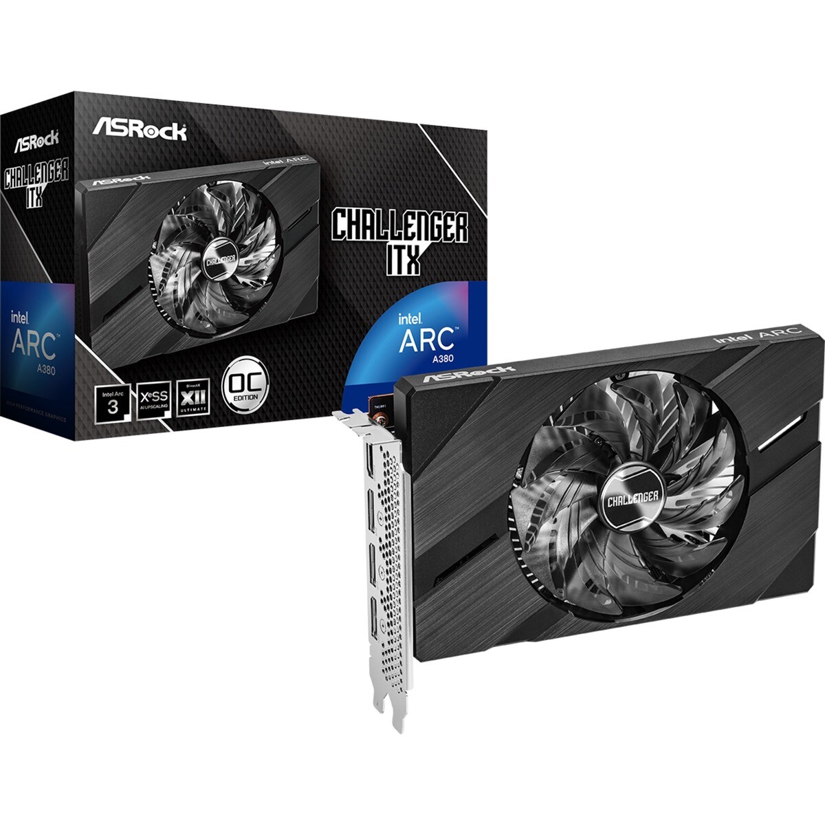 ASRock Intel Arc A380 Challenger ITX 6GB OC, scheda grafica