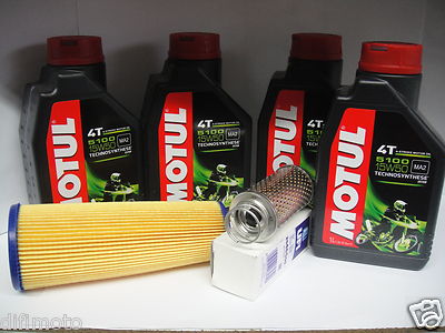 Kit De Mantenimiento Con Aceite Motul 5100 15W50 Para Piaggio Beverly Sport Touring 350 – Filtro Incluido