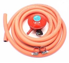 27mm Propane Patio Gas Regulator +1m Hose +2 Clips, 13kg+11kg+9kg+5kg Green CYL