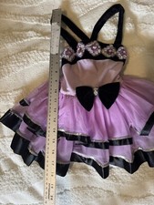 Revolution SC Child  s Dance Costume Lavender black Tutu Dress