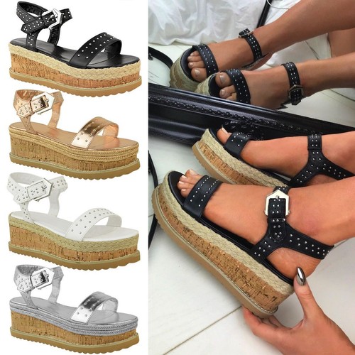 Nera borchie Espadrillas per Donna | FASHIOLA.it