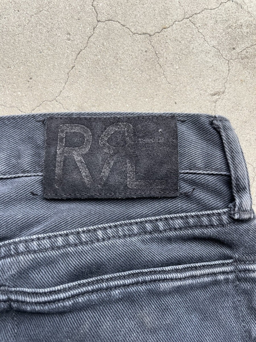 RRL サンフォライズドデニム 32 Double RL RRL Slim Fit Heavy Bull Sanforized Denim Black