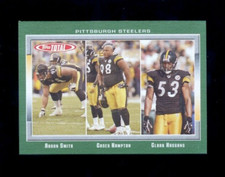 2006 Topps AARON SMITH CASEY HAMPTON Pittsburgh Steelers Card