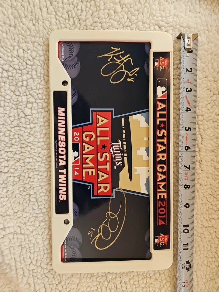 Glen Perkins Kurt Suzuki 2014 All Star Game matrícula automática Minnesota Twins Foto 2 de 4