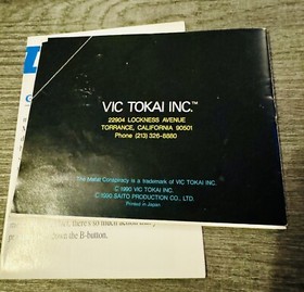 Nintendo NES Game The Mafat Conspiracy CIB Complete In Box 