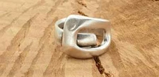 Statement Ring Chunky Silver Ring Adjustable Ring Gift For Birthday Gift