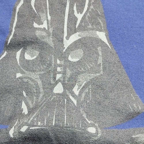 Star Wars Men's Greatest Dad T-Shirt Size Large Blue Darth Vader Funny - Picture 9 of 10