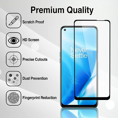 Tempered Glass Screen Protector For OnePlus 10T 10R Nord 3 N300 N20 N30 CE3 Lite