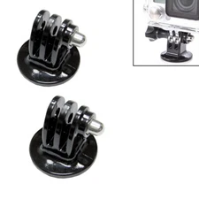 2-Pack Tripod Mount Adapter Compatible for GoPro Hero 2 3 4 5 6 7 Cameras