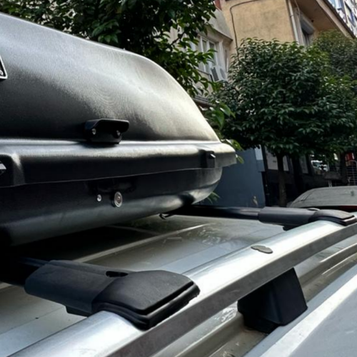 Roof Rack Cross Bars Black Set for BMW 3 Series E91 Touring 2005-2012 - Picture 8 of 15