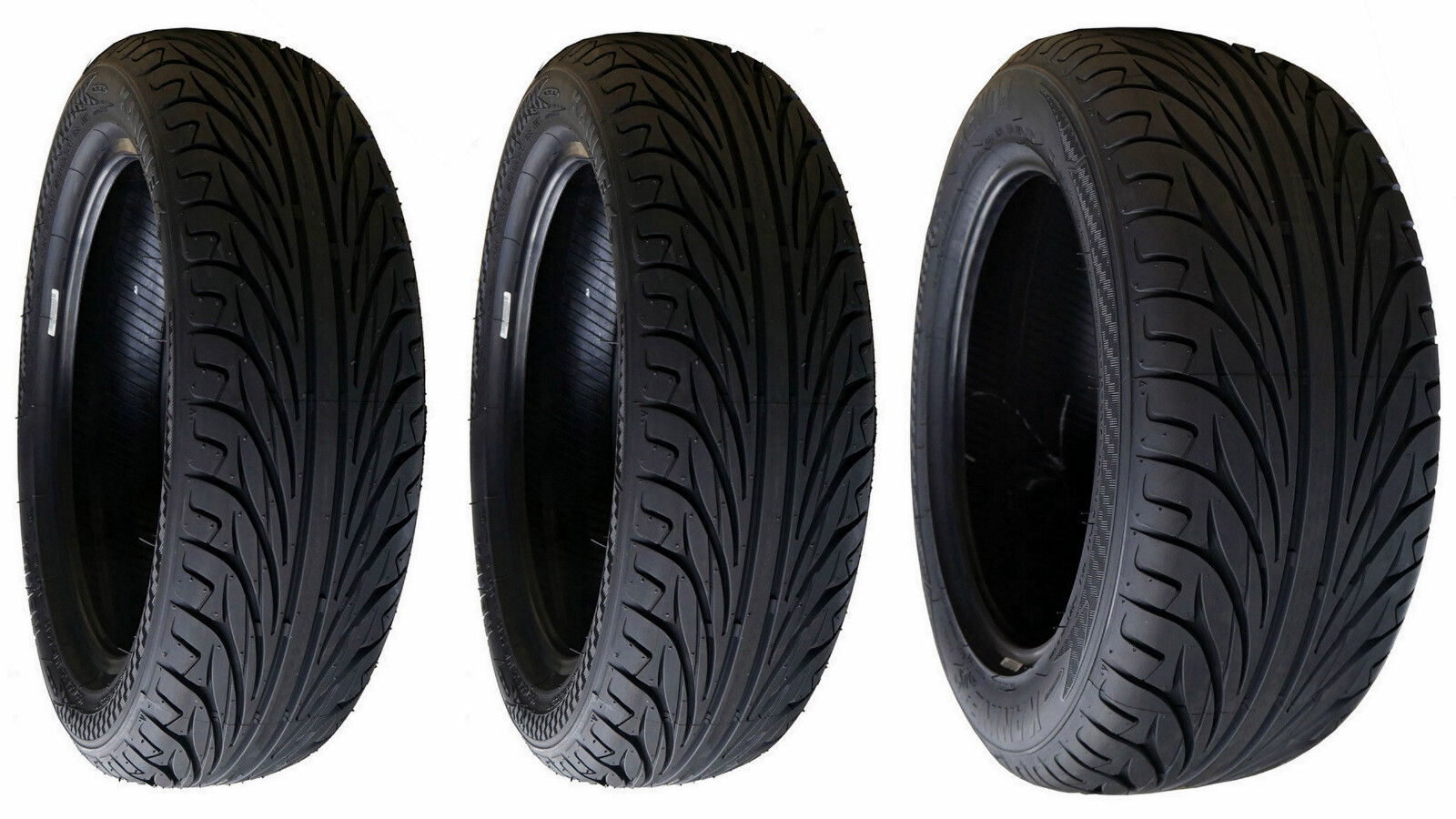 New Kenda Kanine (2) 165/55R15 & (1) 225/50R15 Tire Set 2013-2017 Can-Am Spyder