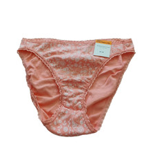 NWT CHARTER CLUB Brief Size SMALL Pink Paisley 100 Cotton