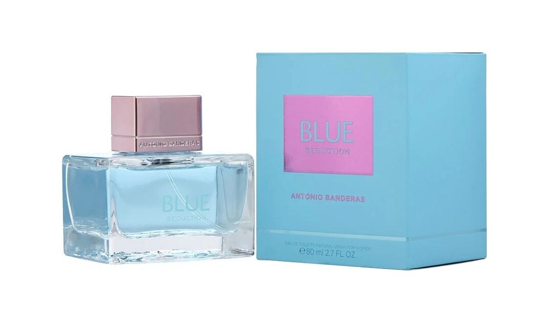 BLUE SEDUCTION BY ANTONIO BANDERAS 27 OZ EDT SRPAY FOR WOMEN 7090₽