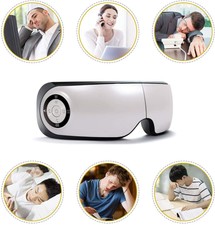 Wireless Eye Massager with Heat, Built-in Bluetooth Music USB Recharge Vibration