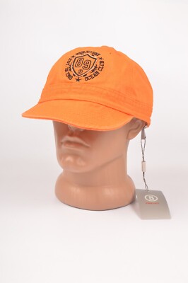 Bogner Fire + Ice 1989 Orange 6-Panel Dads Cap Hat Size M